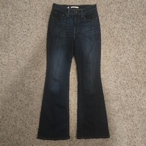 Levi's 726 Flare Jeans Women's Size 29 Dark Wash  Denim‎